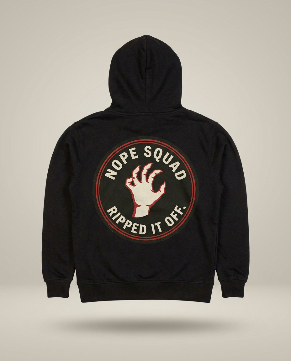 Sweat à capuche Nope Squad — Déchiré