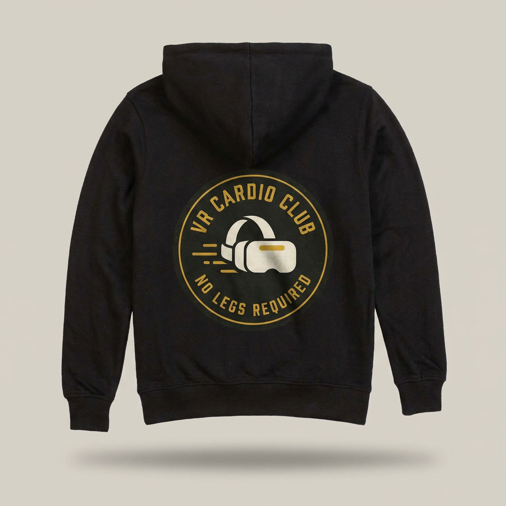 VR Cardio Club Hoodie — No Legs Required